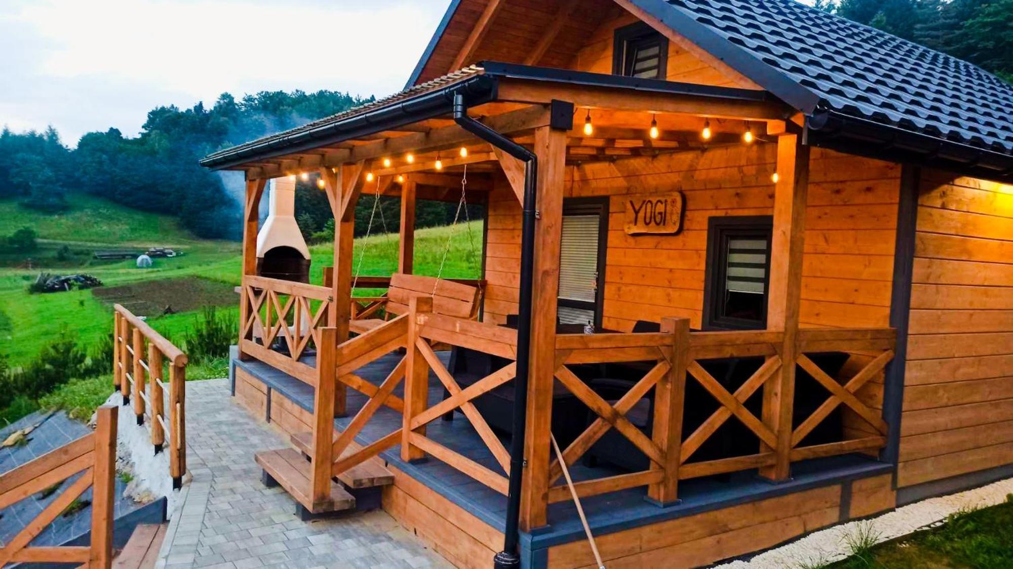 Chatka Niedzwiadka Bezmichowa Dolna Exterior foto